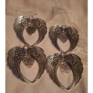 Angel Wings Ornaments Set Of 4